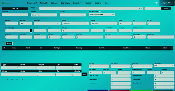 Jewellery Software | Jewellery Billing Software Online Dashboard